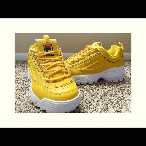 FILA Disruptor 2 PRM Repeat Canary Yellow - Picture 1 of 4